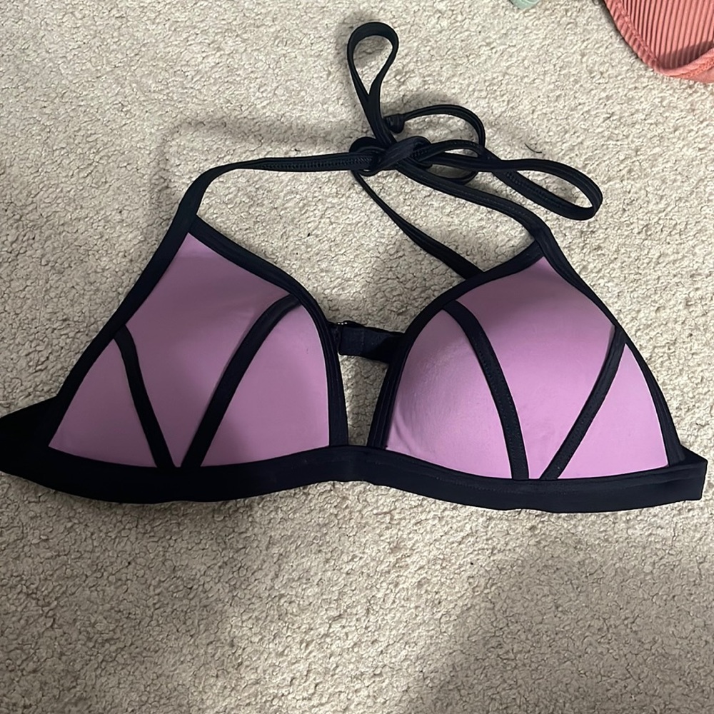 pink victoria secret swim top